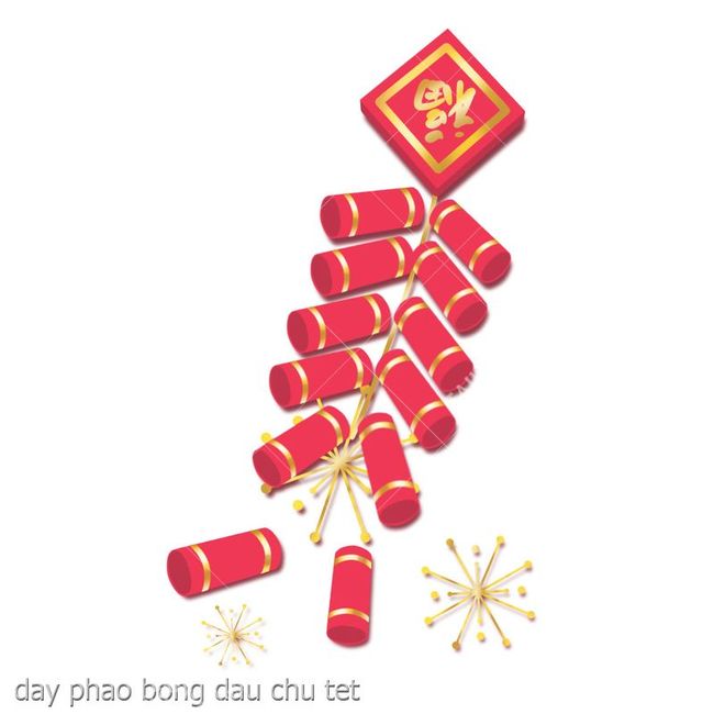 day phao bong dau chu tet
